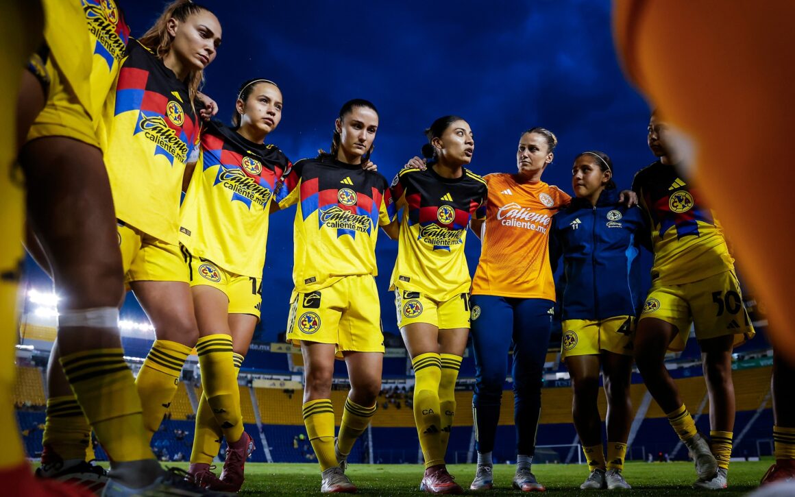 América Femenil se mide a Chorrillo en Concachampions. Foto vía: América Femenil