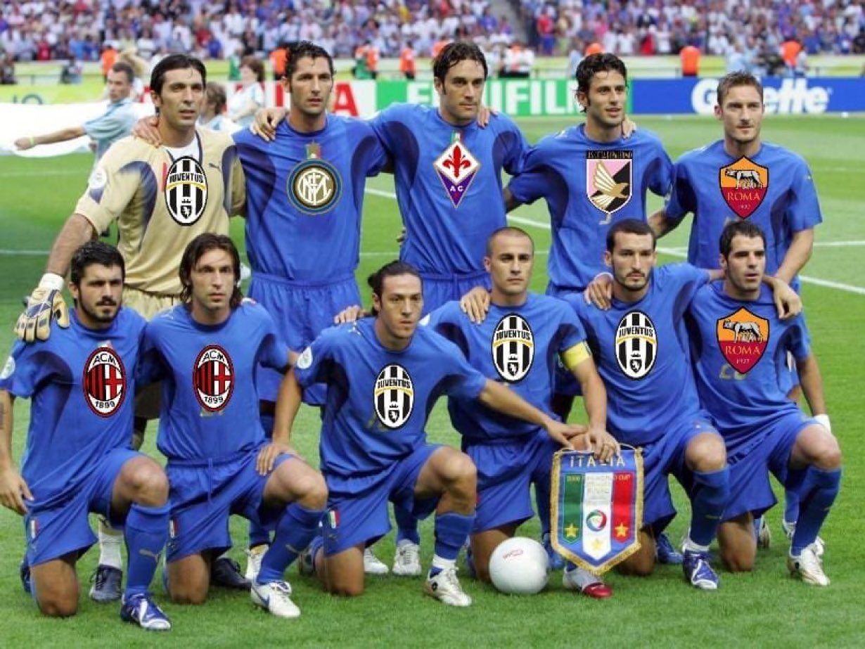El 11 titula de Italia en 2006