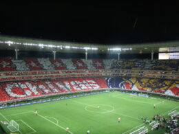 Estadio Chivas inauguración mosaico