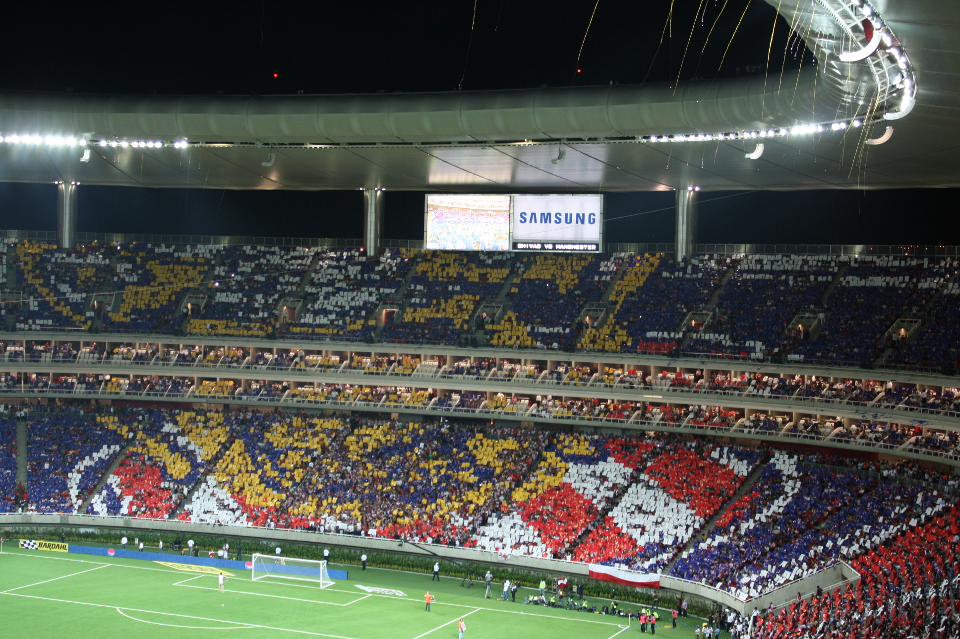 Estadio Chivas inauguración mosaico cabecera
