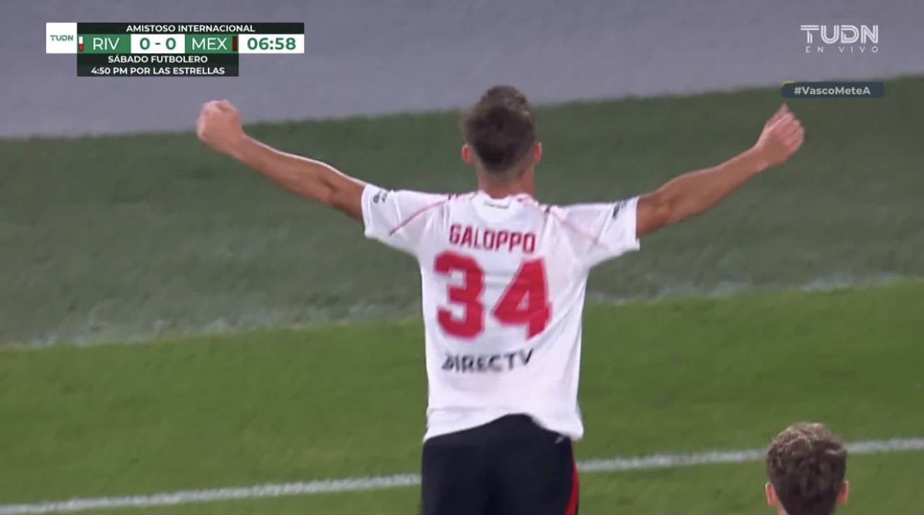 Galoppo marcó el primer gol a México