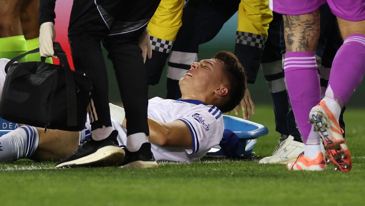 rodrigo huescas sale lesionado rodilla