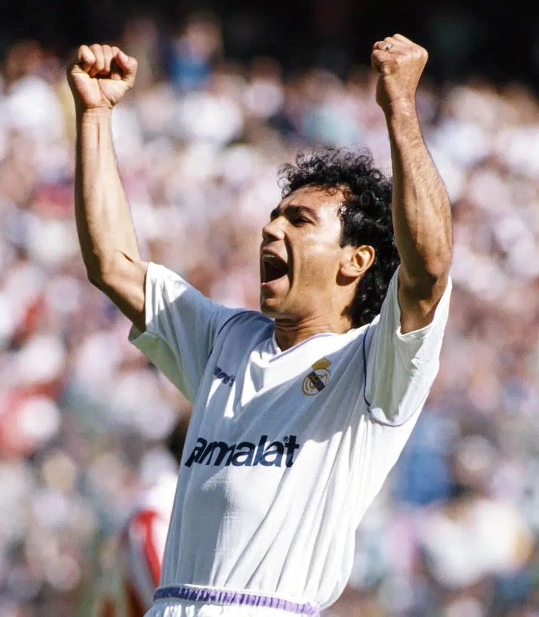 Hugo celebra con Real Madrid