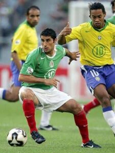 Salvador Carmona con el TRICOLOR