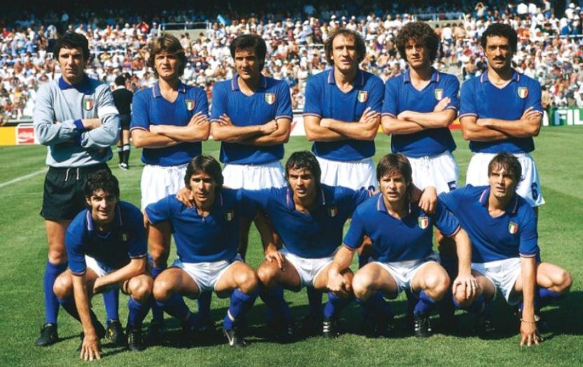 El 11 italiano en España 82
