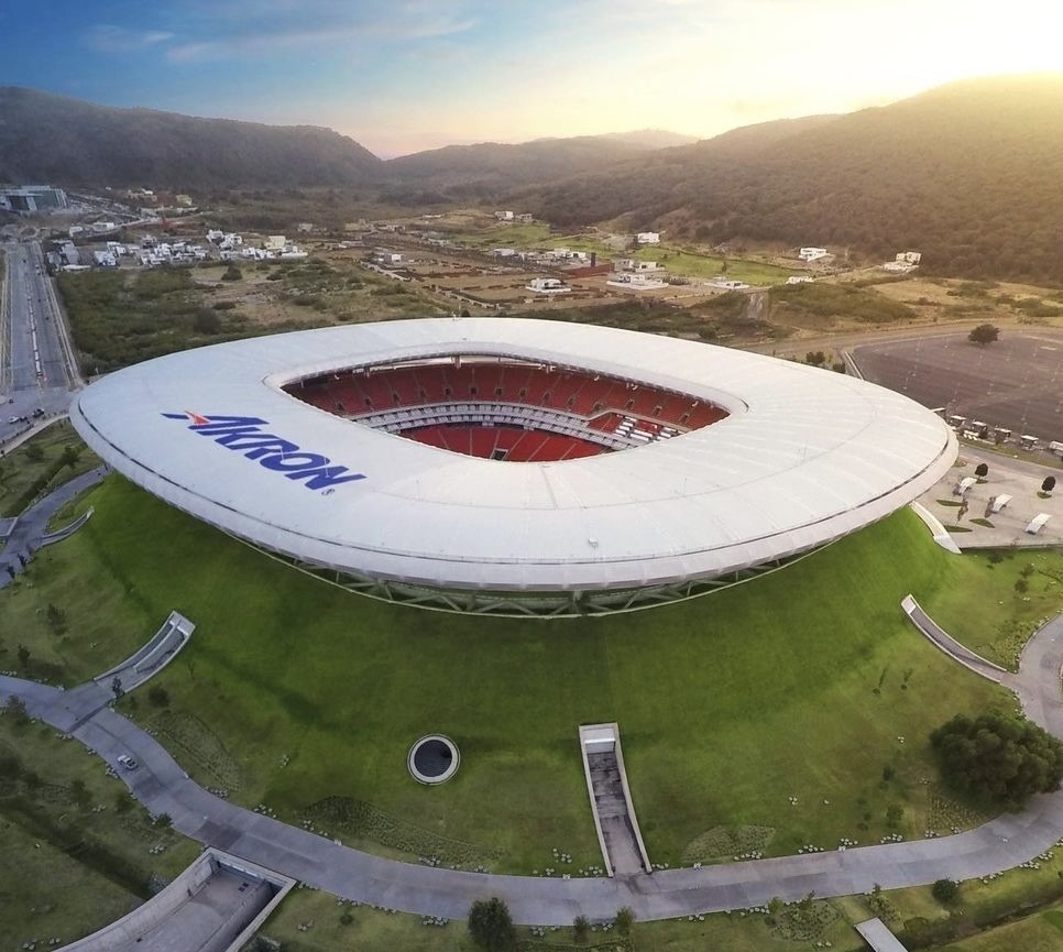 Estadio Akron visto desde arriba