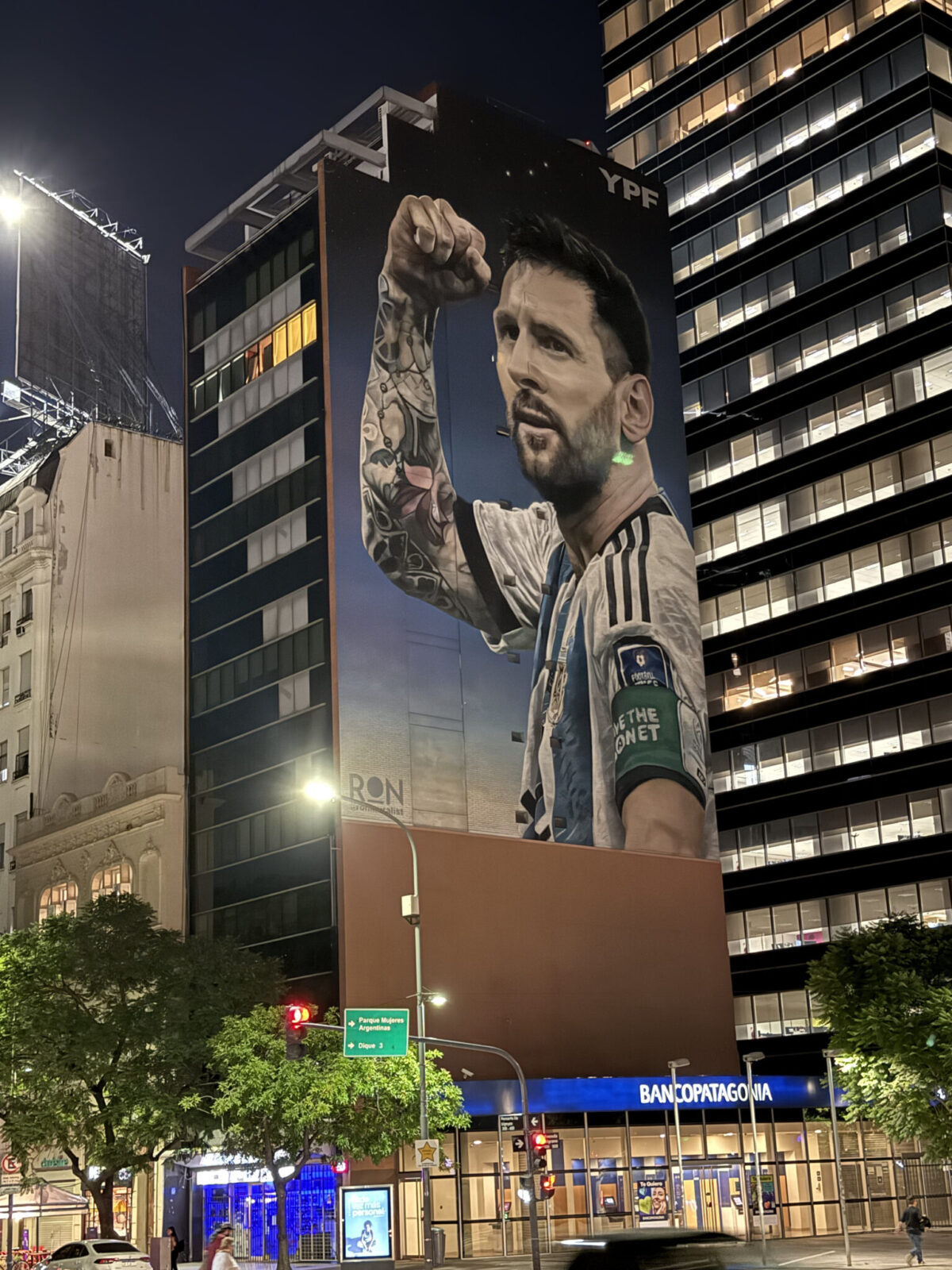 Messi en la 9 de julio