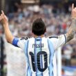 Messi de espaldas
