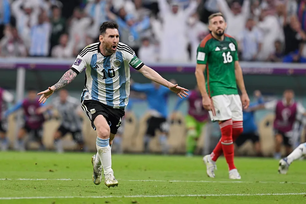 Messi gol a México en Qatar 2022