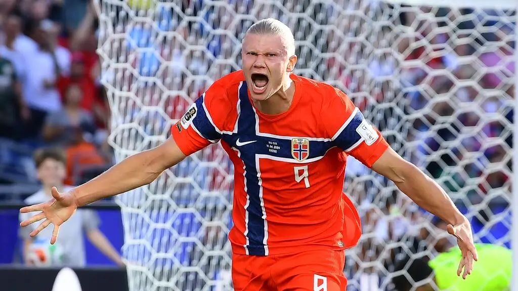 erling haaland anota irak primer gol mundial noruega
