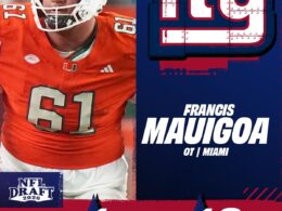 Francis Mauigoa NY Giants 2026