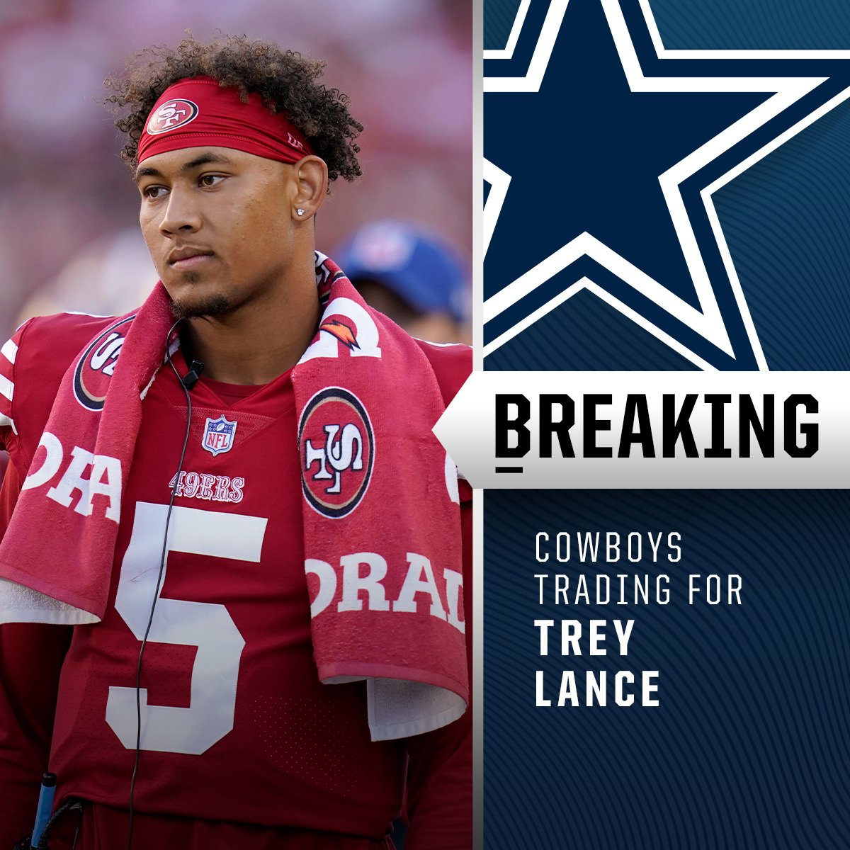 Trey Lance Cowboys X NFL