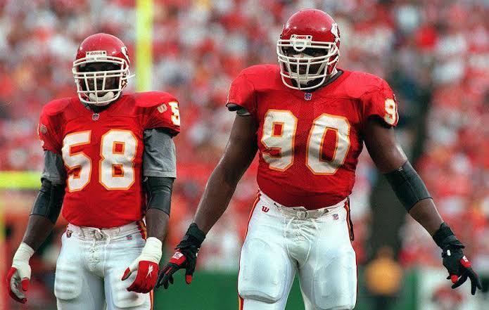 Derrick Thomas y Neil Smith Kansas City Chiefs