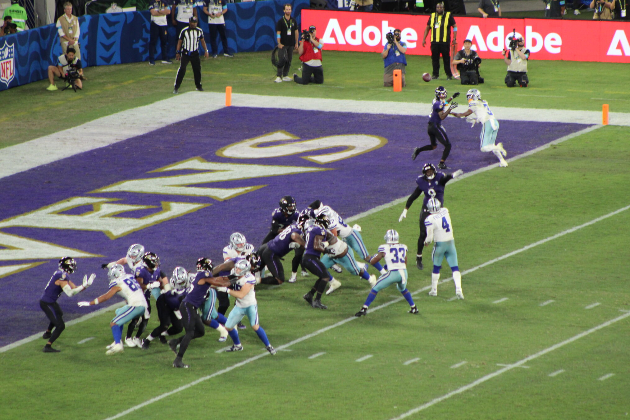 Prescott en zona de goal