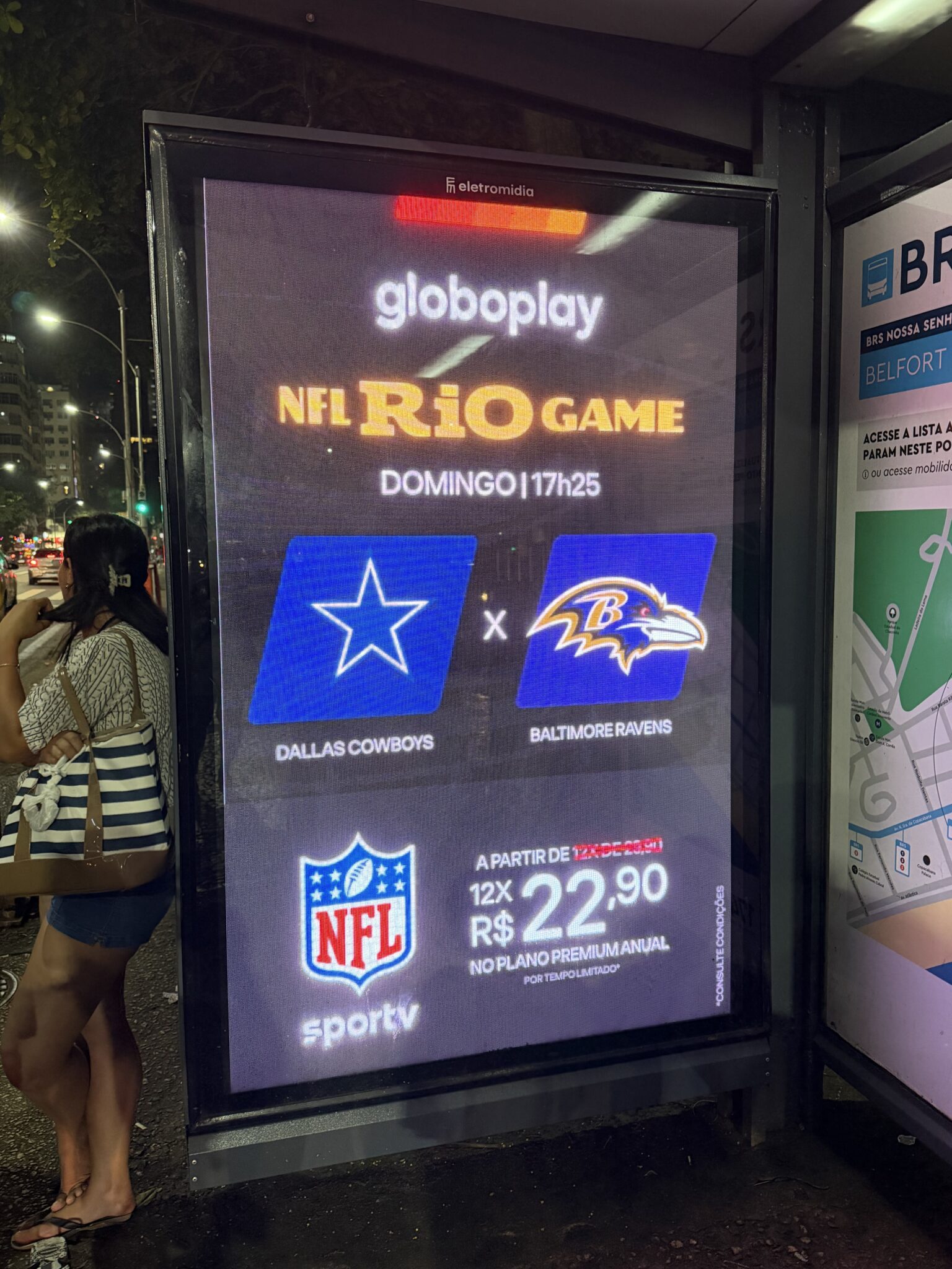 Ravens vs Cowboys parada colectivo